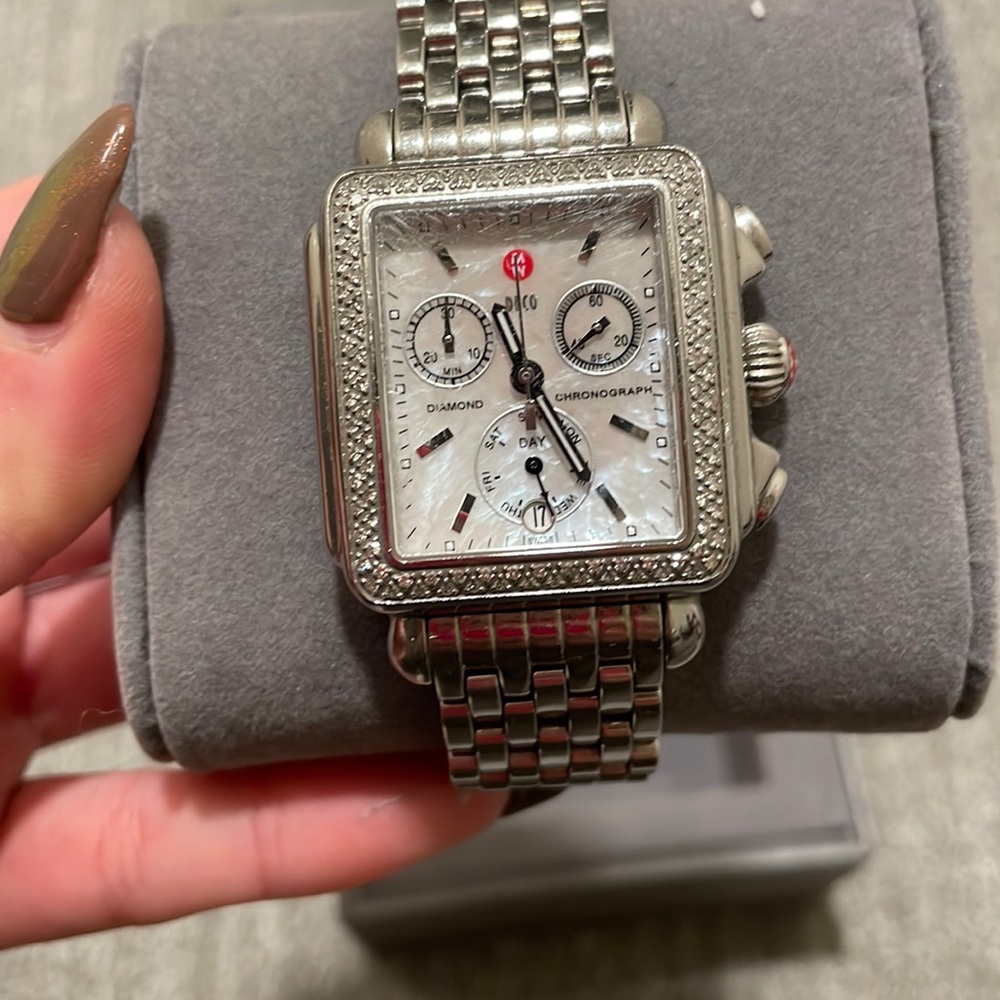 Michele Deco Diamond watch